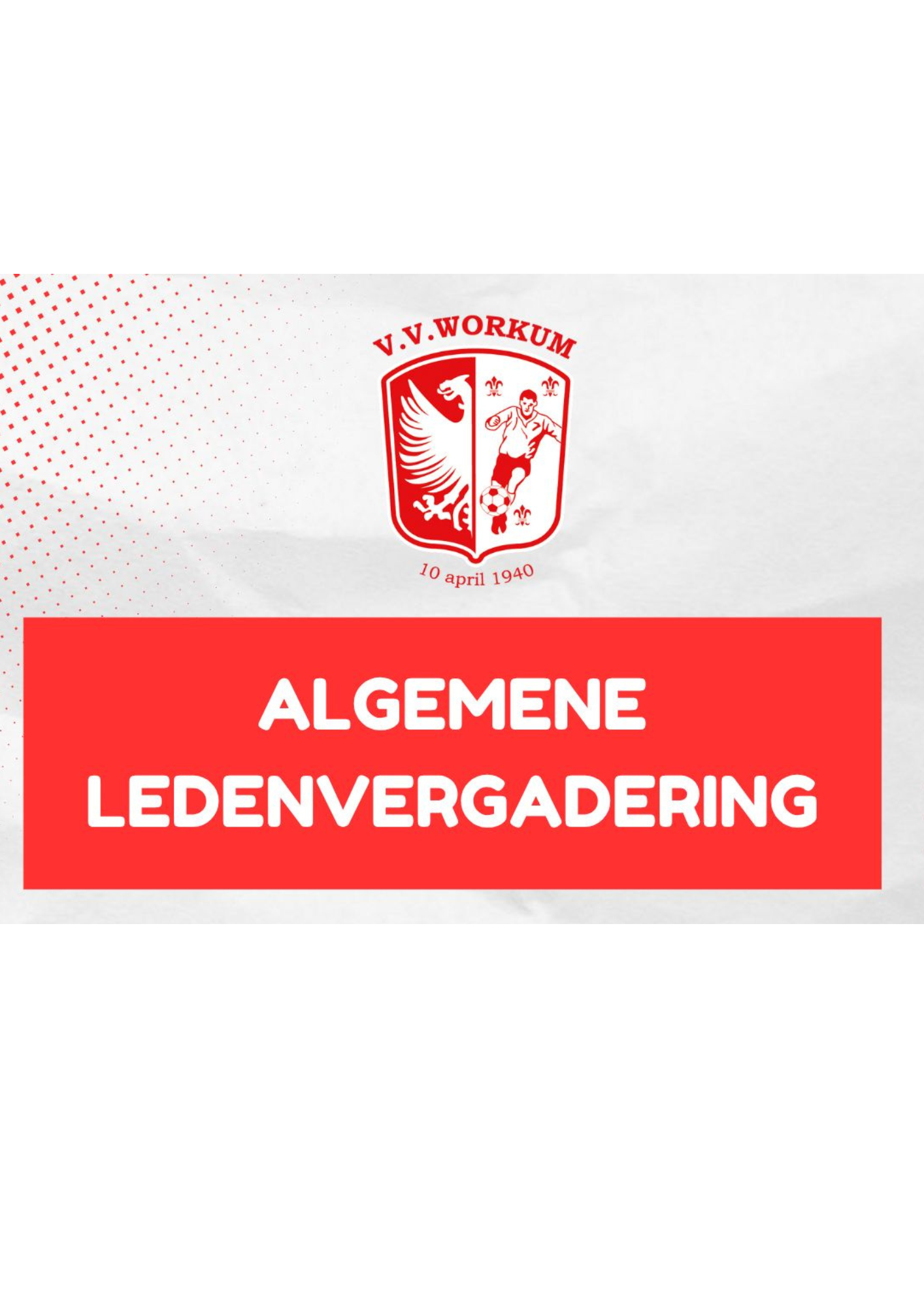 LEDENVERGADERING 12 DECEMBER