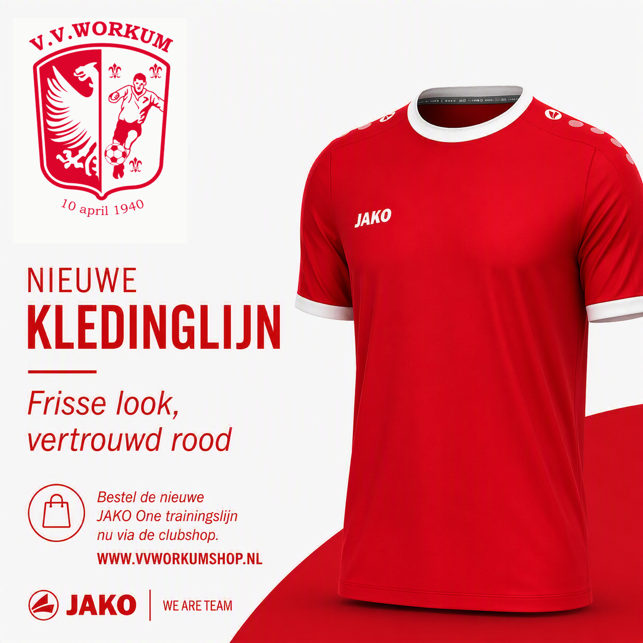 Nieuwe kledinglijn, ouderwets JAKO!